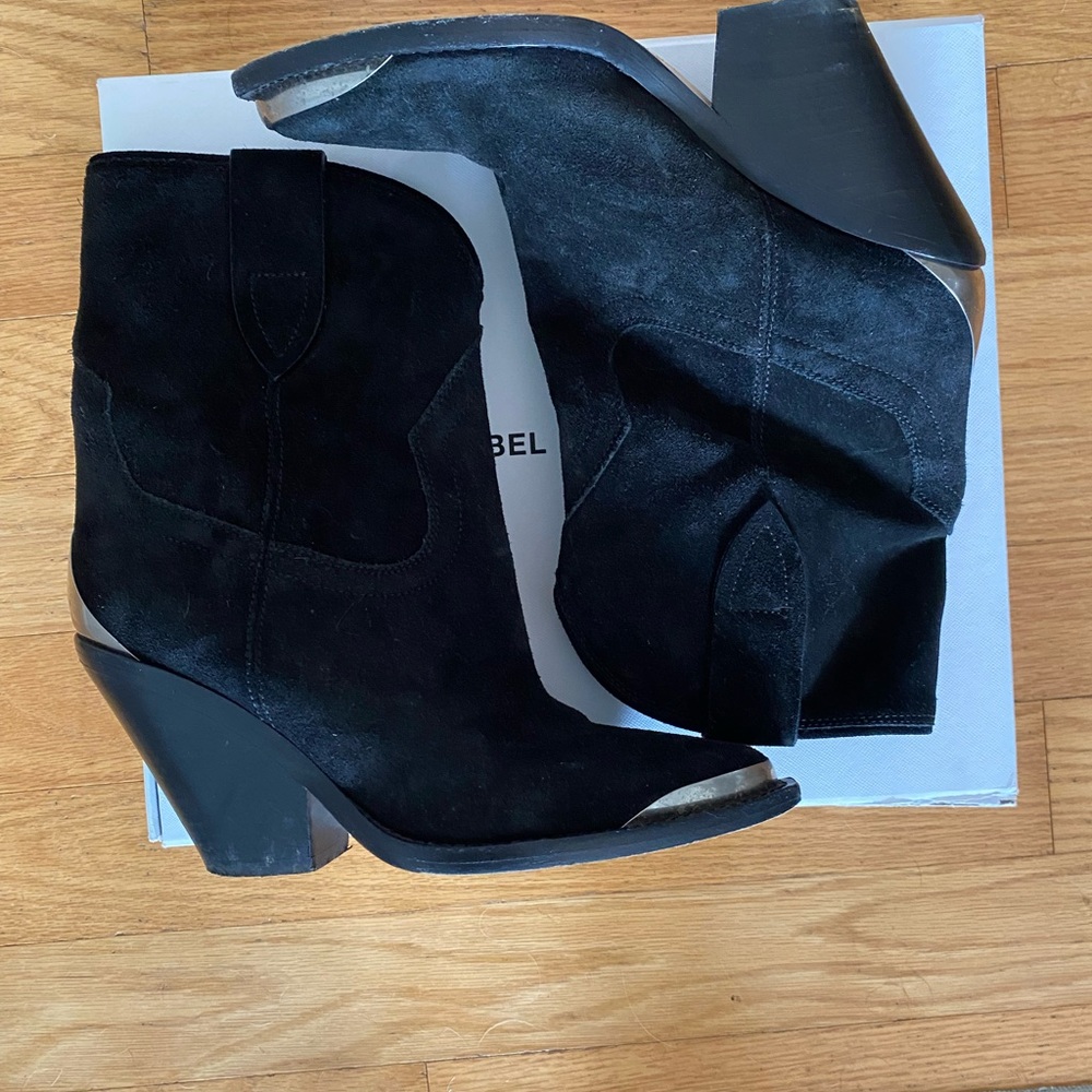 Isabel Marant Black Heeled Boots